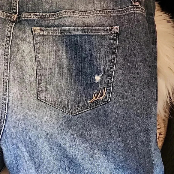 EXPRESS Vintage Patch Ankle Boyfriend Mid Rise - Picture 7 of 9